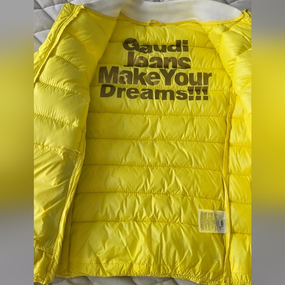 Gaudi Jeans Bright yellow lightweight jacket bomber XS - Picture 2 of 4